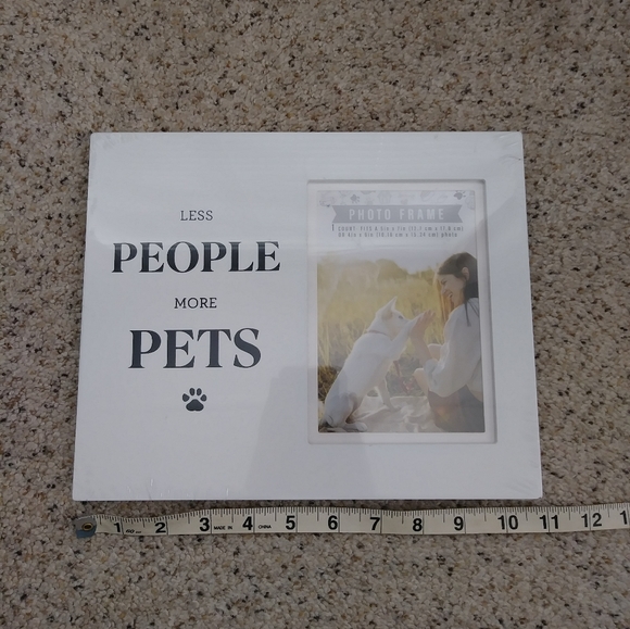 Less people more pets picture frame - Picture 6 of 6